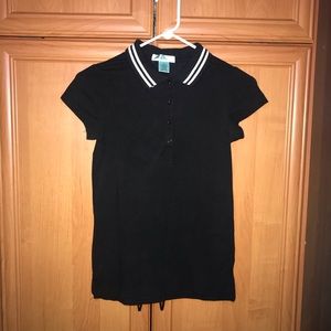 Button Down Collar T-shirt